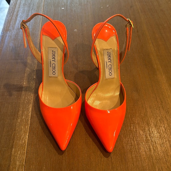 Jimmy Choo Shoes - Orange Jimmy Choo heels